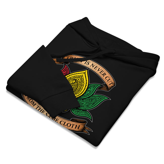 One Love Paisley LotusUnisex Organic Relaxed Hoodie Main Image