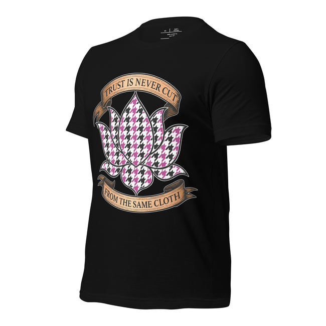 Unisex Houndstooth Lotus T-shirt Main Image